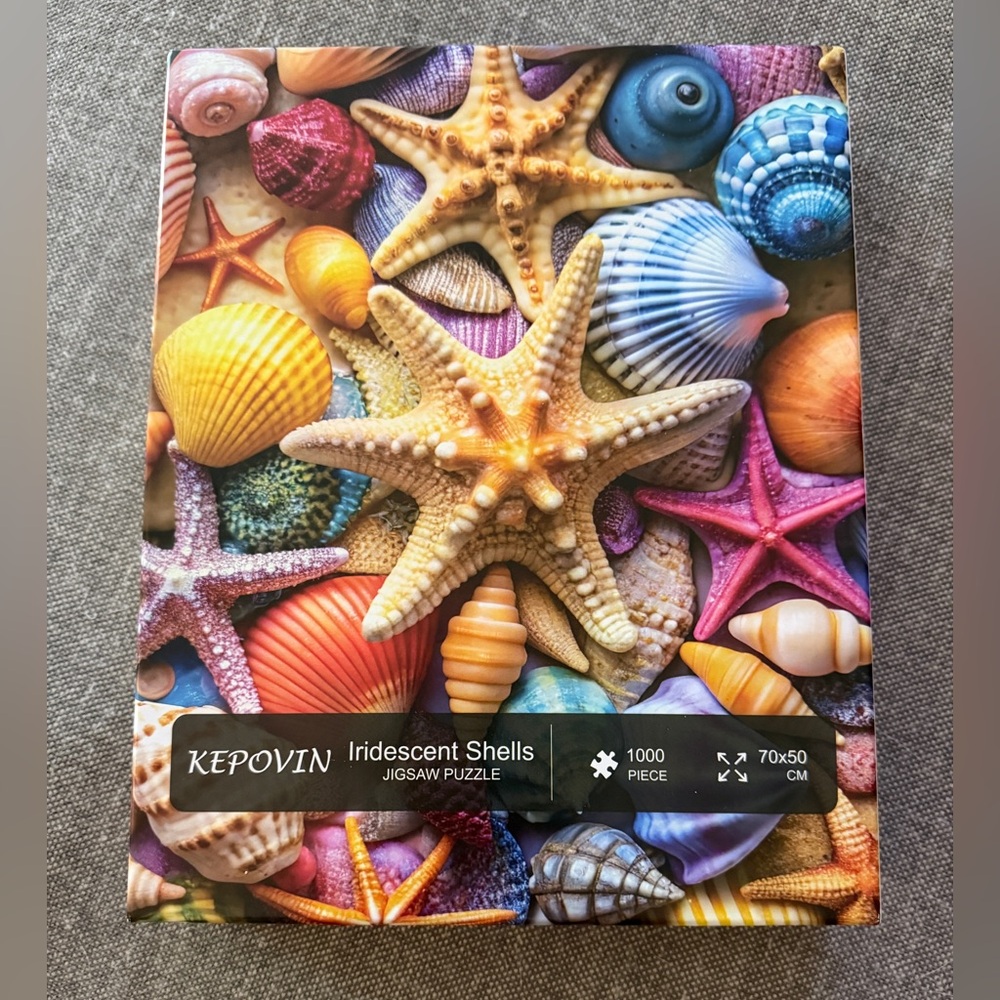 KEPOVIN Iridescent Shells Jigsaw Puzzle